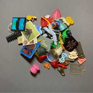 Vintage Cracker Jack gumball machine prize charm lot